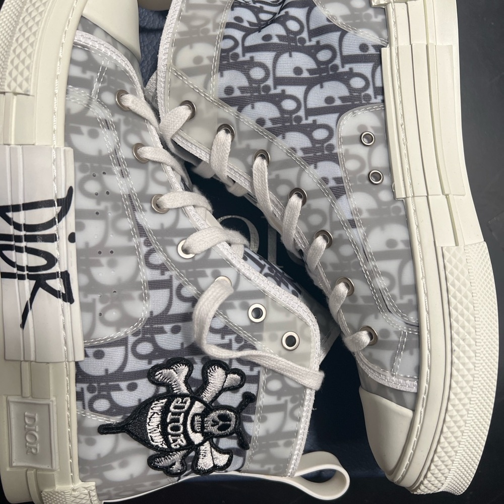 Dior Gray Canvas Sneakers - Picture 7 of 7